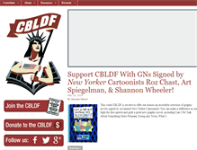 Tablet Screenshot of cbldf.org
